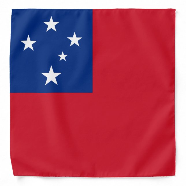 Samoa Flag Bandana (Front)