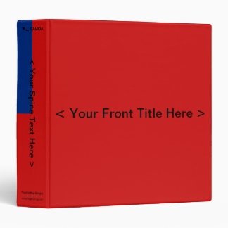 Samoa Flag Binder