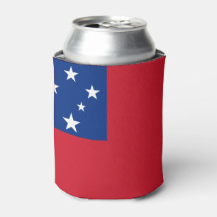 Samoa Flag Can Cooler
