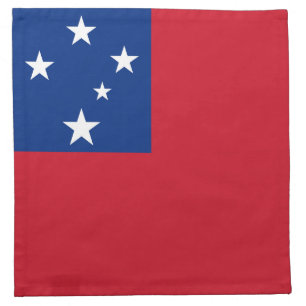 Samoa Flag Cloth Napkin