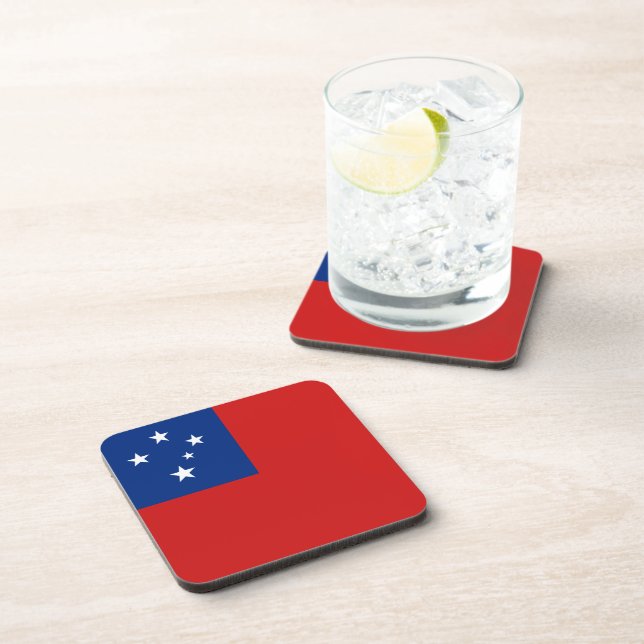 Samoa Flag Coaster (Right Side)