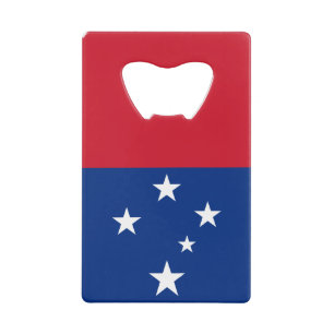 Samoa Flag Credit Card Bottle Opener