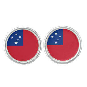 Samoa Flag Cufflinks