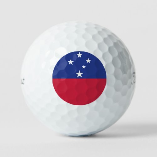 Samoa Flag Emblem Golf Balls