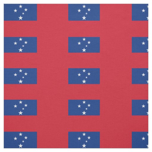 Samoa Flag Fabric