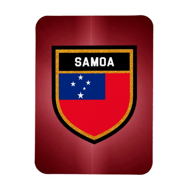 Samoa Flag Magnet (Vertical)