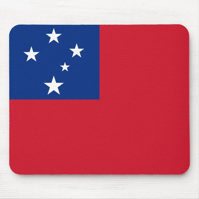 Samoa Flag Mouse Pad (Front)