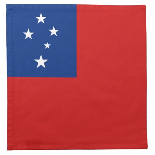 Samoa Flag Napkin