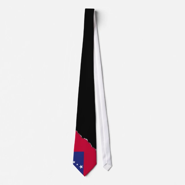 Samoa Flag Neck Tie (Front)