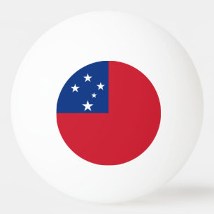 Samoa Flag Ping Pong Ball