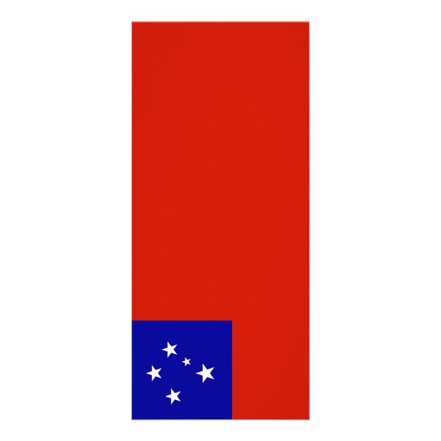 Samoa flag rack card (Front)