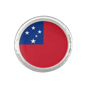 Samoa Flag Ring