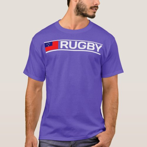 Samoa Flag Rugby  T_Shirt