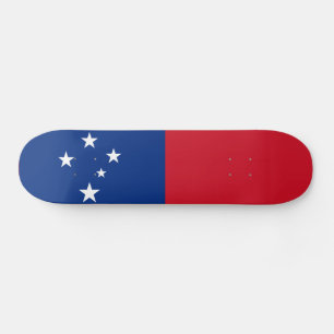 Samoa Flag Skateboard