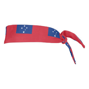 Samoa Flag Tie Headband