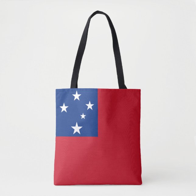 Samoa Flag Tote Bag (Front)
