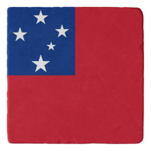 Samoa Flag Trivet