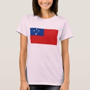 Samoa Flag x Map T-Shirt