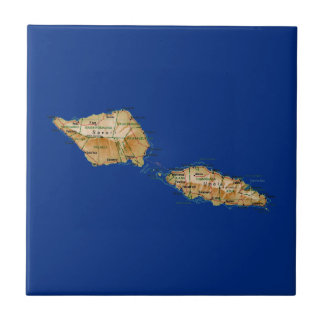 Samoa Map Tile