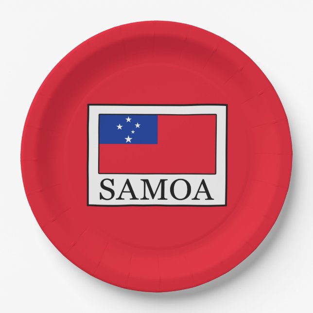 Samoa Paper Plates (Front)