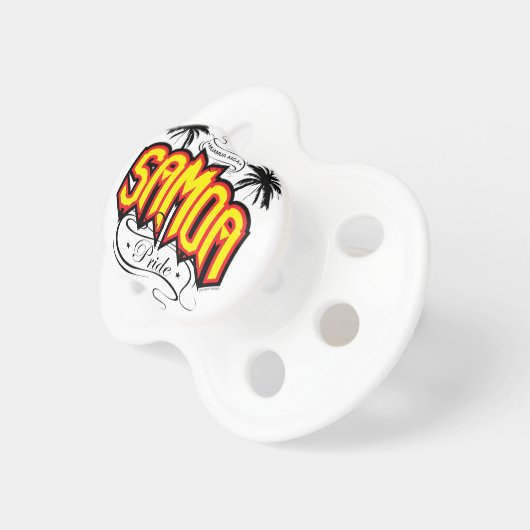 Samoa Pride Pacifier (Front Right)