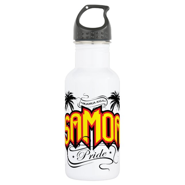 Samoa Pride Water Bottle (Front)
