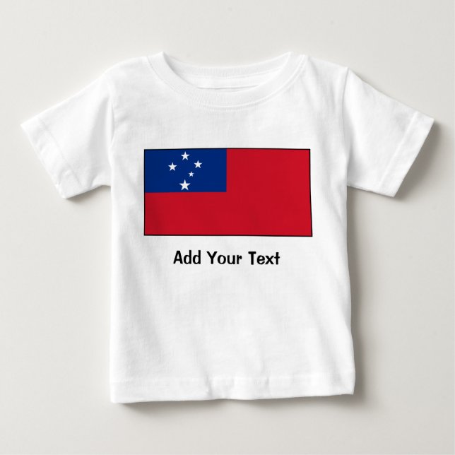 Samoa - Samoan Flag Baby T-Shirt (Front)