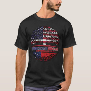 Samoa Samoan US American USA United States Tree T-Shirt