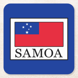 Samoa Square Paper Coaster