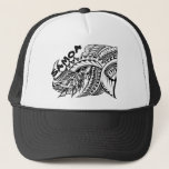 Samoa Tribal Island Design Trucker Hat at Zazzle