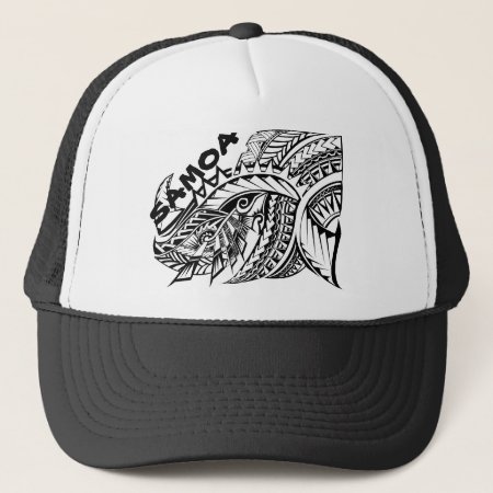 Samoa Tribal Island Design Trucker Hat