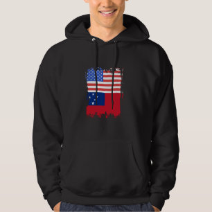 Samoa USA America Samoan Flag Samoan Roots Samoan Hoodie