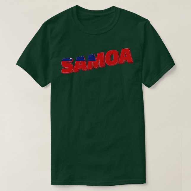 Samoa Vintage style retro souvenir 2 T-Shirt (Design Front)