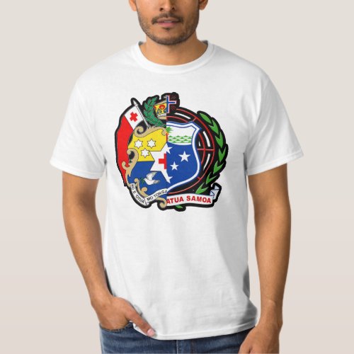 Samoan and Tongan Coat of Arms T_Shirt