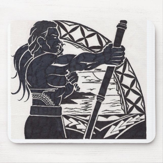 Samoan Design Mouse Pad (Front)