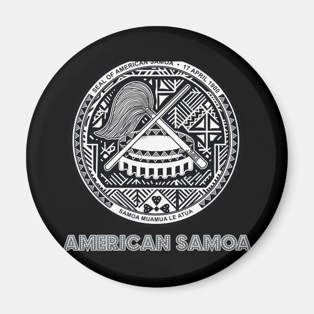 Samoan Emblem Magnet (Front)