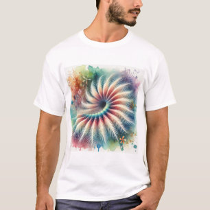 Samoan Fan Worm 040724AREF112 - Watercolor T-Shirt