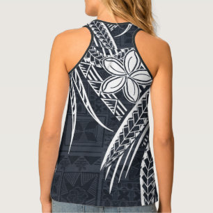 Samoan - Hawaiian - Polynesian Old Tapa Designs Tank Top