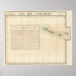 Samoan Islands Oceania no 41 Poster
