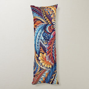 samoan , polynesian , pasific culture inspired body pillow