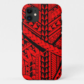 Samoan/Polynesian tribal shapes and symbols iPhone 11 Case