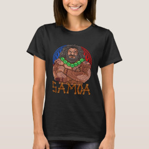 Samoan Pride Polynesian Warrior Samoa Tatau Cultur T-Shirt