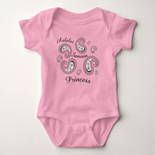Samoan Princess Infint Bodysuit (Front)