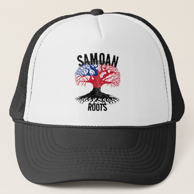 SAMOAN ROOTS TRUCKER HAT (Front)