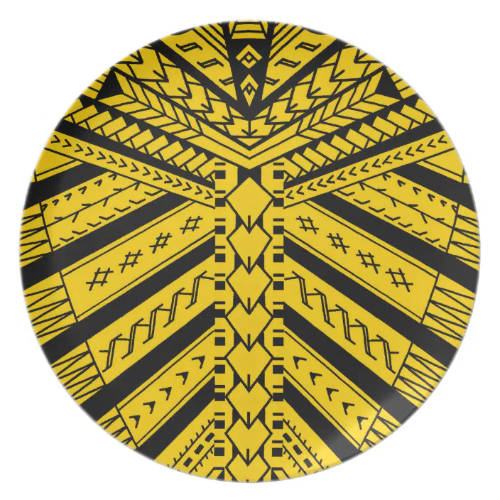 Samoan Sonny Bill Williams Tattoo Rugby Player Melamine Plate Zazzle Com