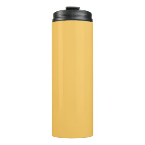 Samoan Sun Golden Yellow Solid Color Print Sunny Thermal Tumbler