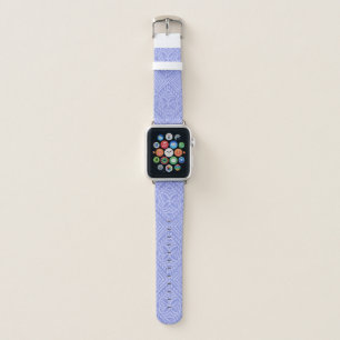Samoan Tapa Hawaiian Lavender Apple Watch Band