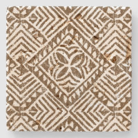 Samoan Tapa Hawaiian Tiki Bar Stone Coaters
