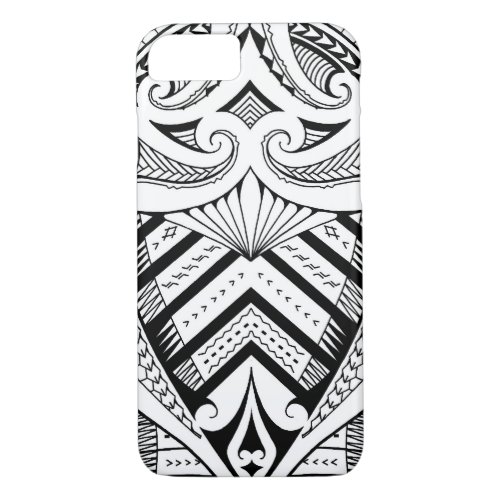 Samoan tattoo design art pattern iPhone 87 case