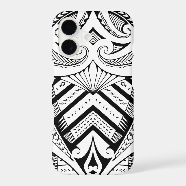 Samoan tattoo design art pattern iphone case (Back)